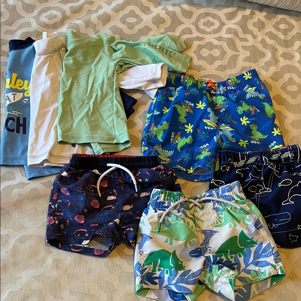 Bathingsuit Buncdle- Colorful Kids' Swim Shorts Sets